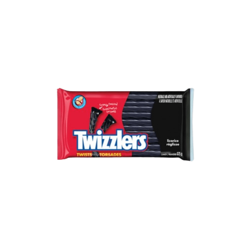 Black Licorice Twizzlers Twists - USA (375g)