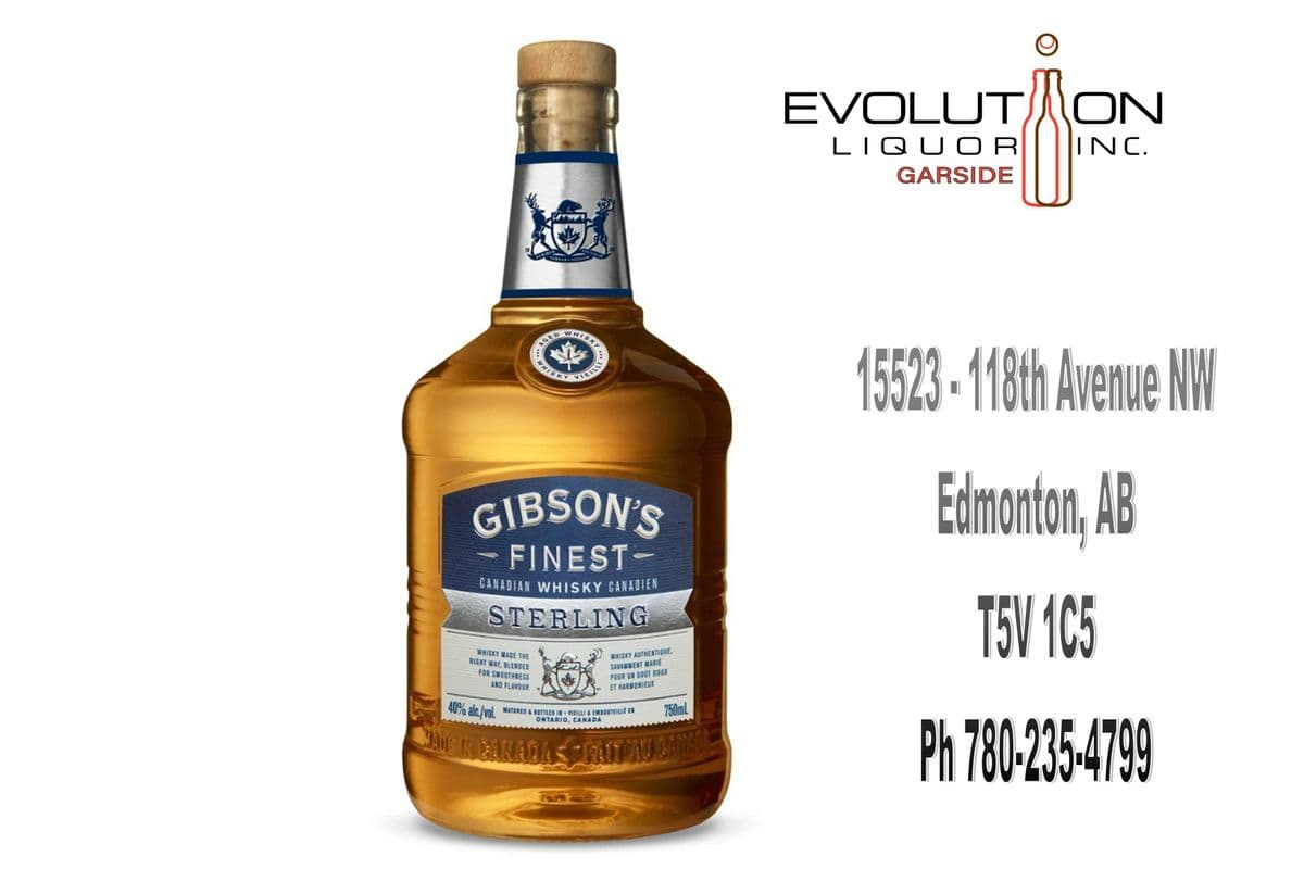 Gibson's Finest Sterling 0750G (1 x 750ml Glass Bottle)