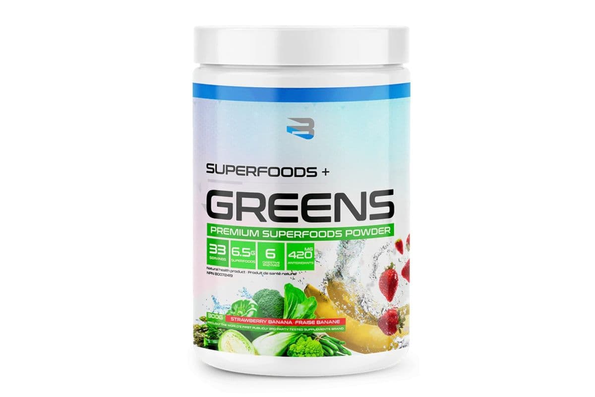Believe Greens Strawberry Banana (30 Servings)