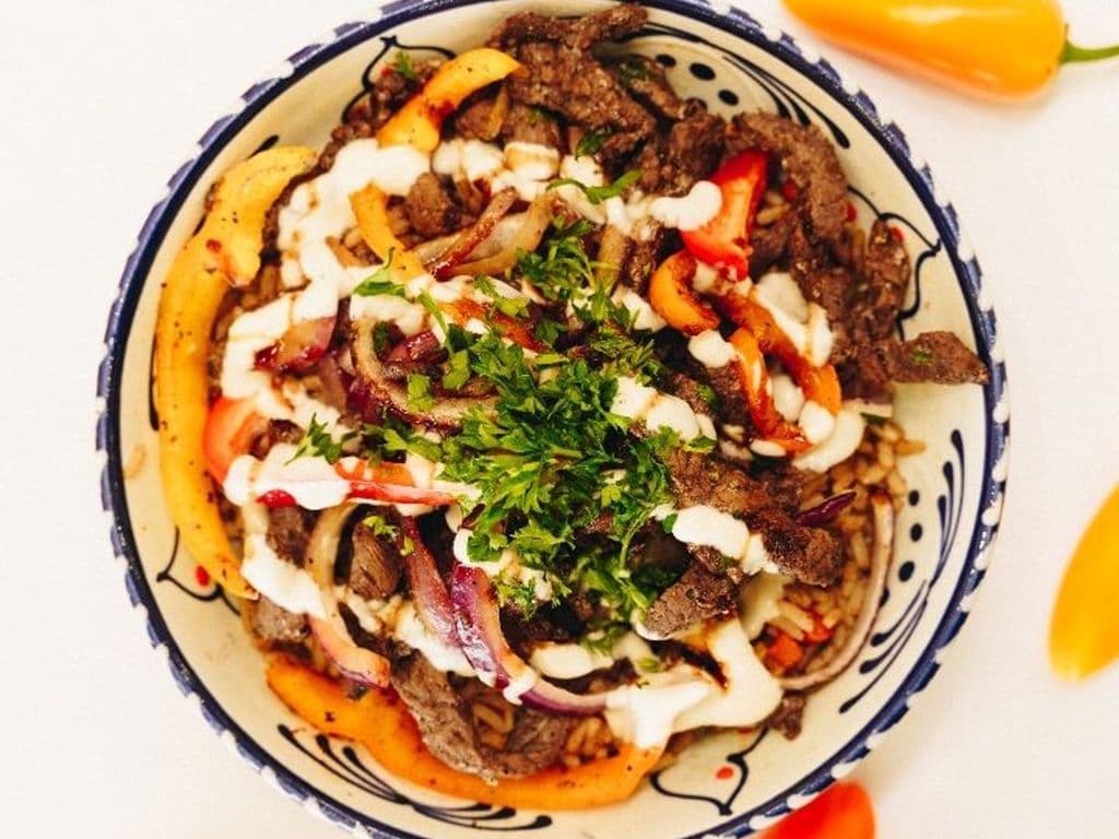 Beef Shawarma Rice Bowl