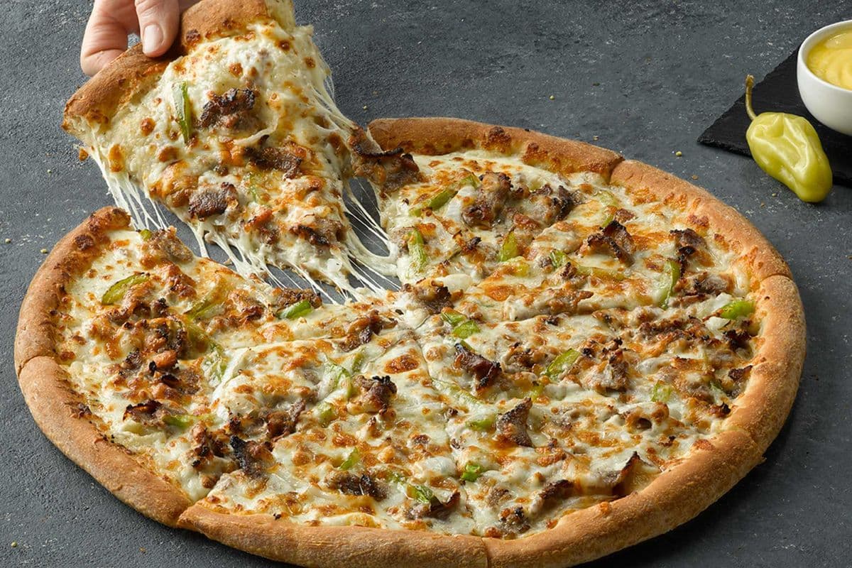 X-Large NY Style Philly Cheesesteak Pizza
