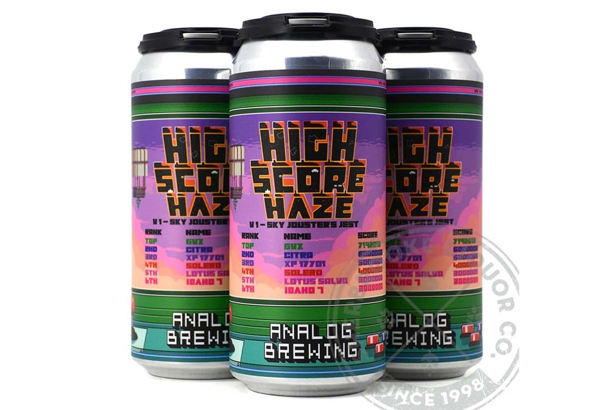 ANALOG BREWING HIGH SCORE HAZE HAZY IPA 4 CANS (4 x 473 ML)