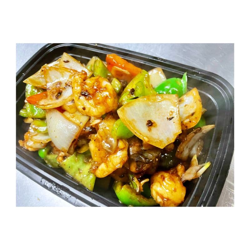 84. Shrimp in Black Bean Garlic Sauce豉椒虾