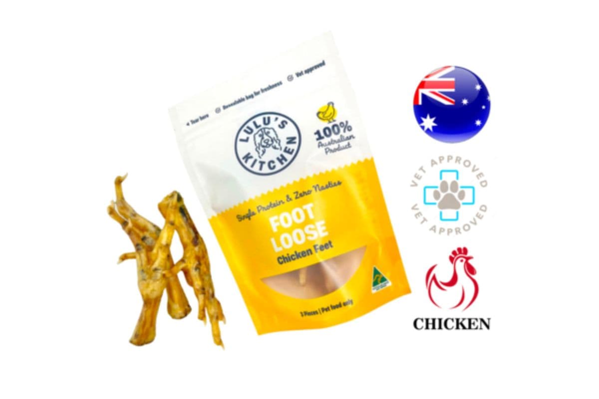 Rover Pet Products Foot Loose! Chicken Feet Dog Treats