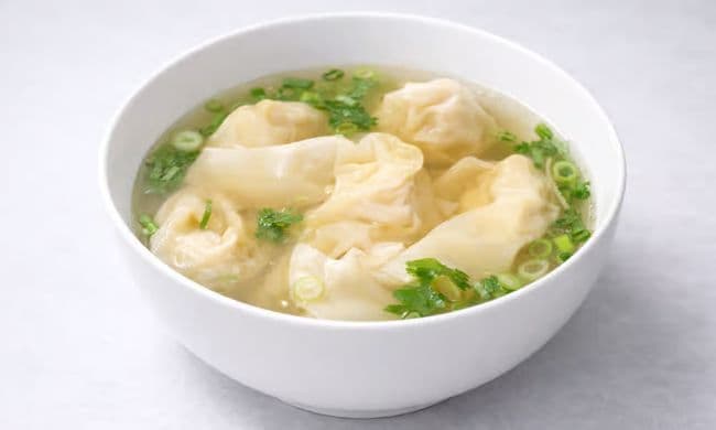E3. Soupe wonton aux crevettes / Shrimp Wonton Soup