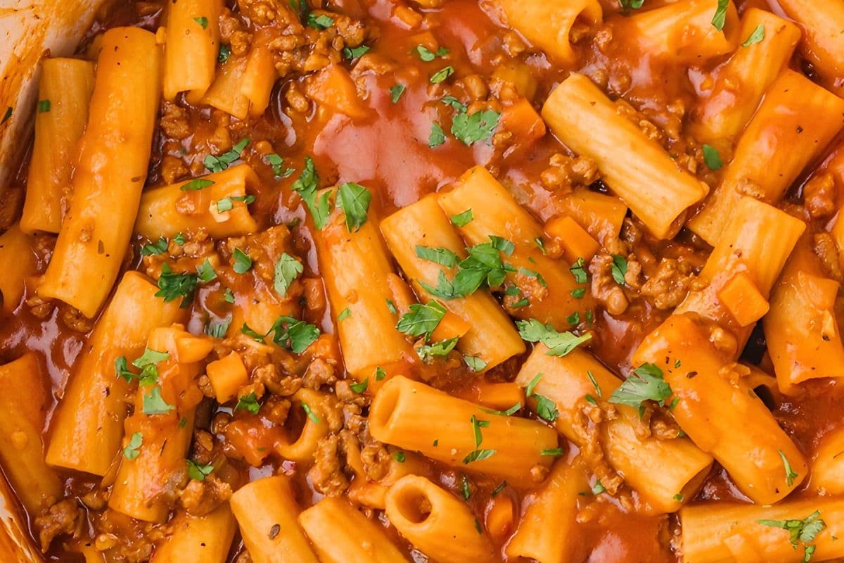 Rigatoni Bolognese