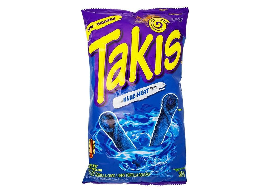 Takis Blue Heat Spicy Rolled Tortilla Chips 260g