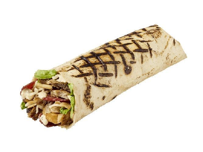 Bacon Caesar Shawarma Wrab