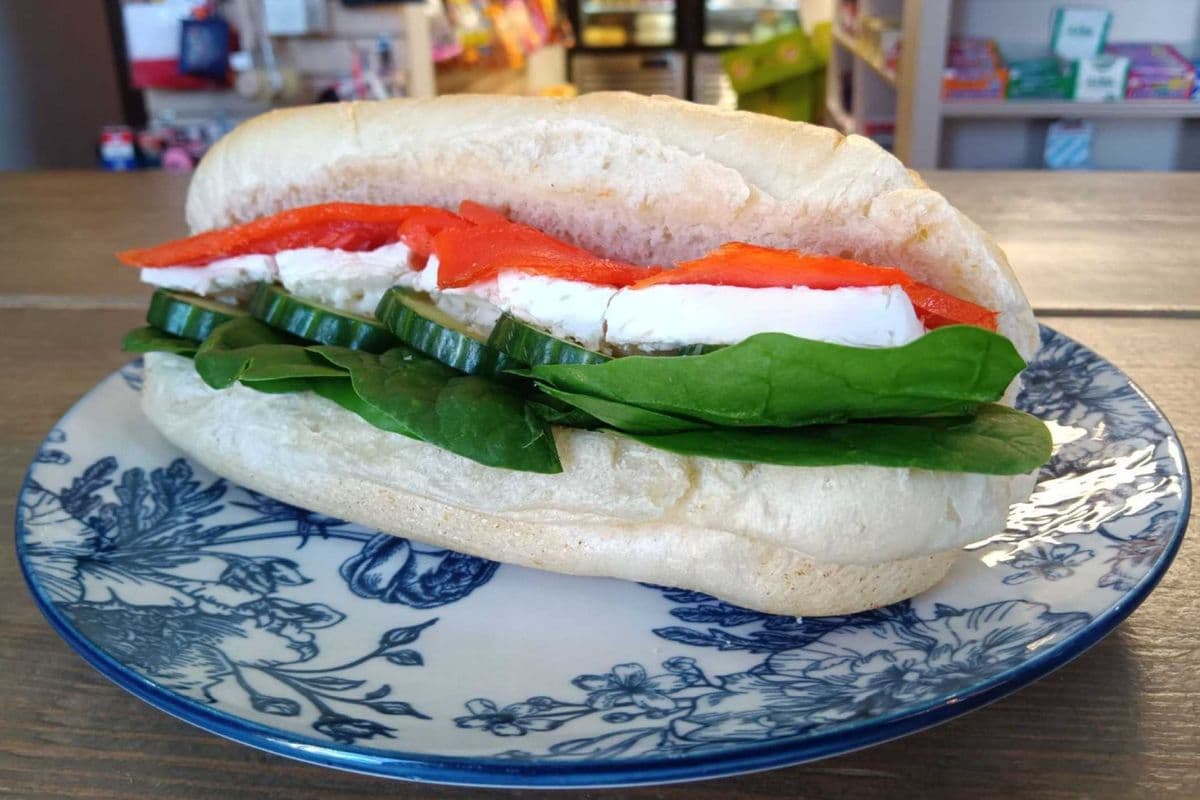 Zalm-Brie Broodje
