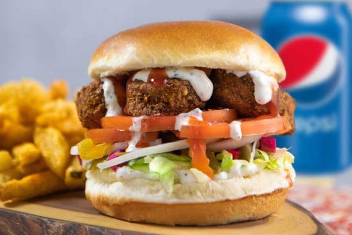 Falafel Burger Combo