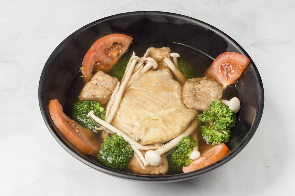 22. Vegetarian Rice Noodle Soup - Vegan Pho