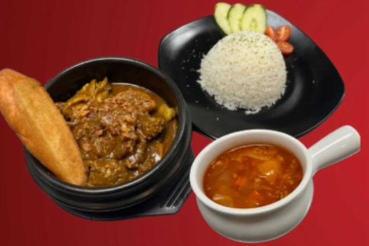 Curry Beef Brisket & Tendon Combo 咖喱牛筋腩套餐