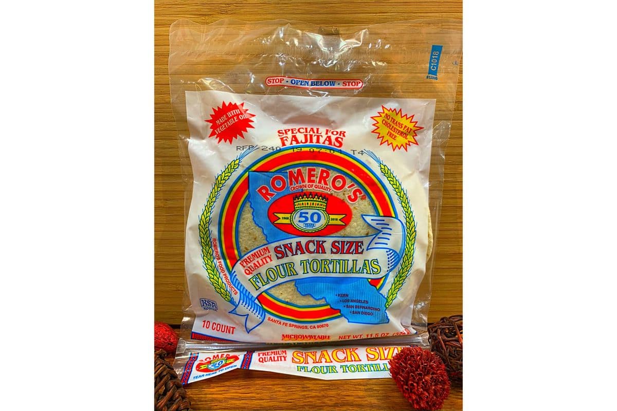 Tortilla Flour Romero (10 pcs)