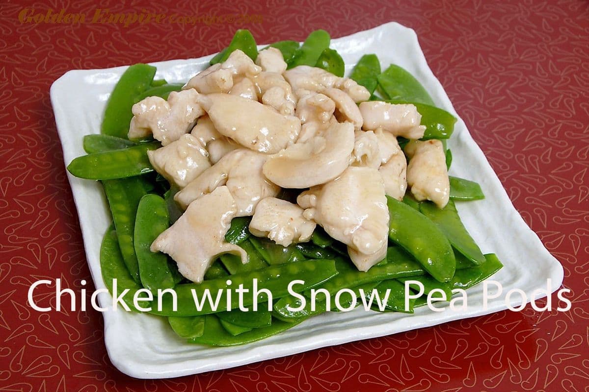 Chicken with Snow Pea Pods