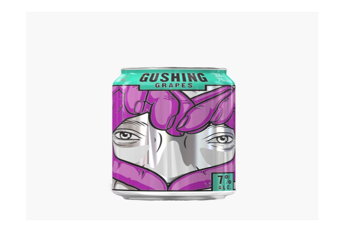 Jaw Drop Gushing Grapes (6 Cans) (6 x 355 ml)