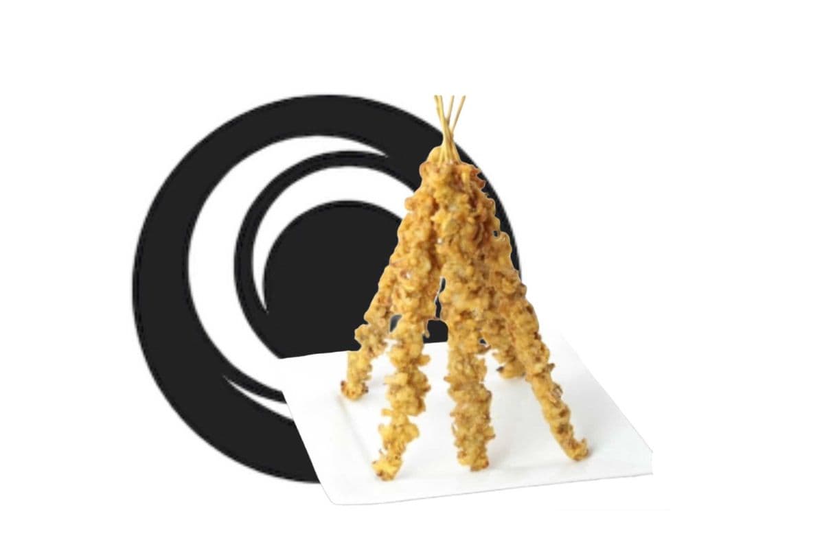 Ika Geso Karaage Kushi (Deep Fried Squid Skewer) (3 Skewers)