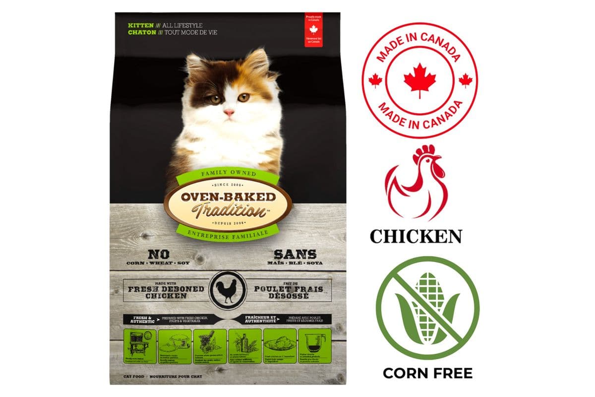 Oven-Baked Tradition Kitten Chicken Dry Cat Food (2.5 lbs)