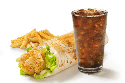 Tender Wrap Combo (474-1287 Cals)