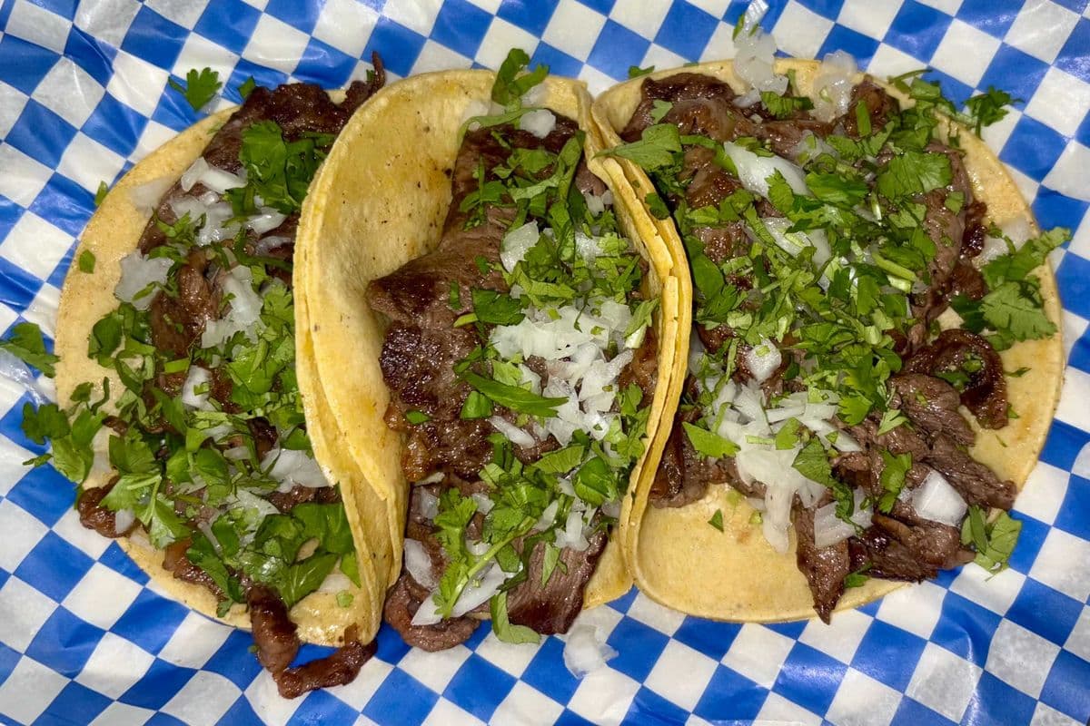Tacos De Rib Eye (3 Pack)