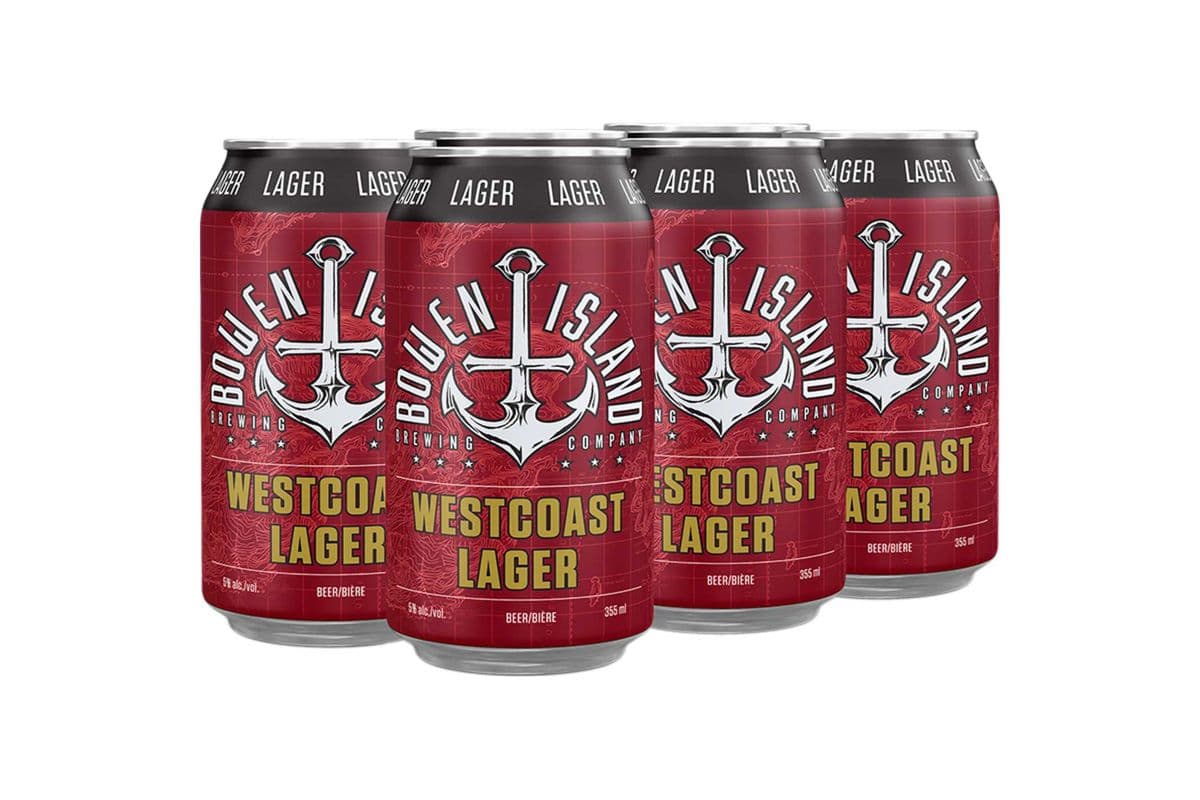 Bowen Island West Coast Lager (6 x 355ml Can)
