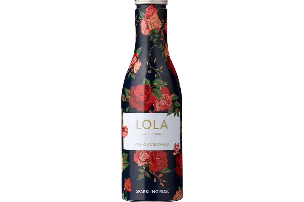 LOLA Blush Sparkling Rosé VQA - 250mL Aluminum Bottle (1 x 250ml)