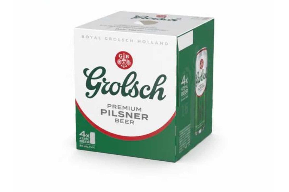 GROLSCH BEER - 4 CANS (4 x 4*473ML )