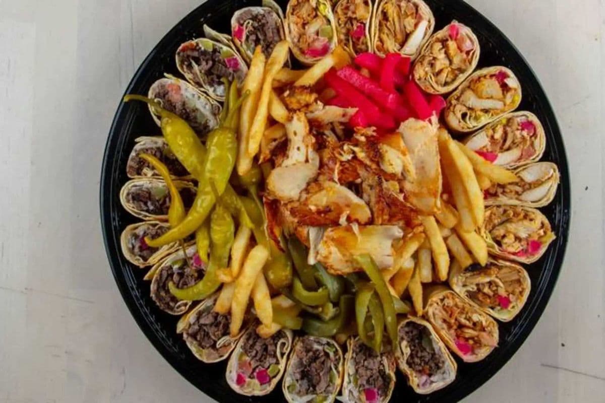 mix beef and Chicken Family Platter