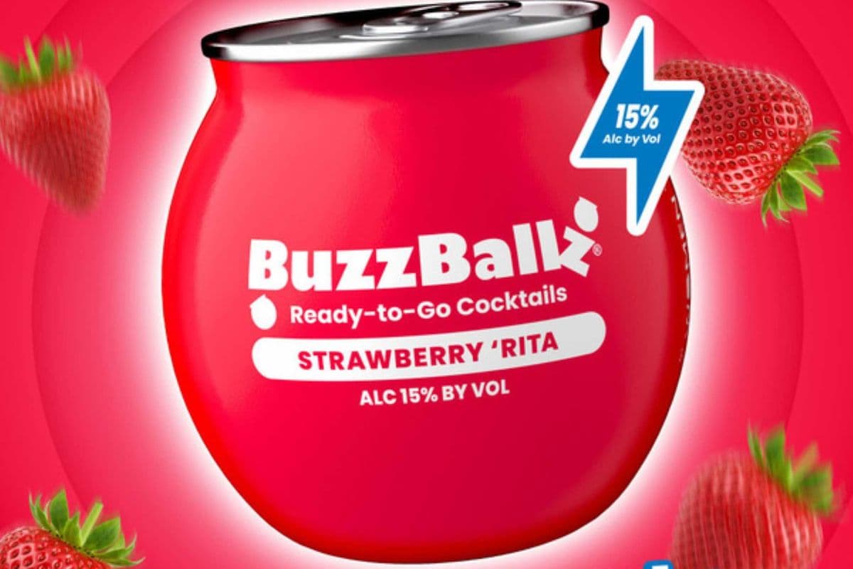 BUZZBALLZ COCKTAIL STRAWBERRY RITA (200ML) (1 x 200ML)