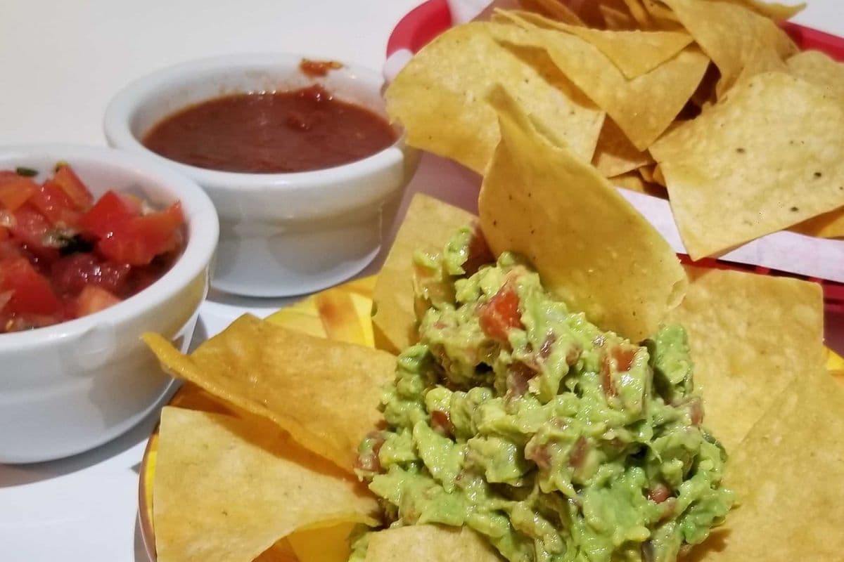 Guacamole, Chips, Salsa and Pico