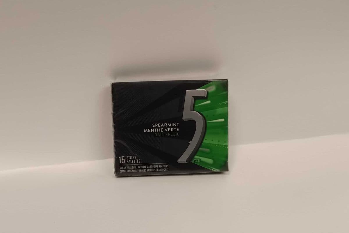Wrigley's 5 Gum - Spearmint - 15 Sticks