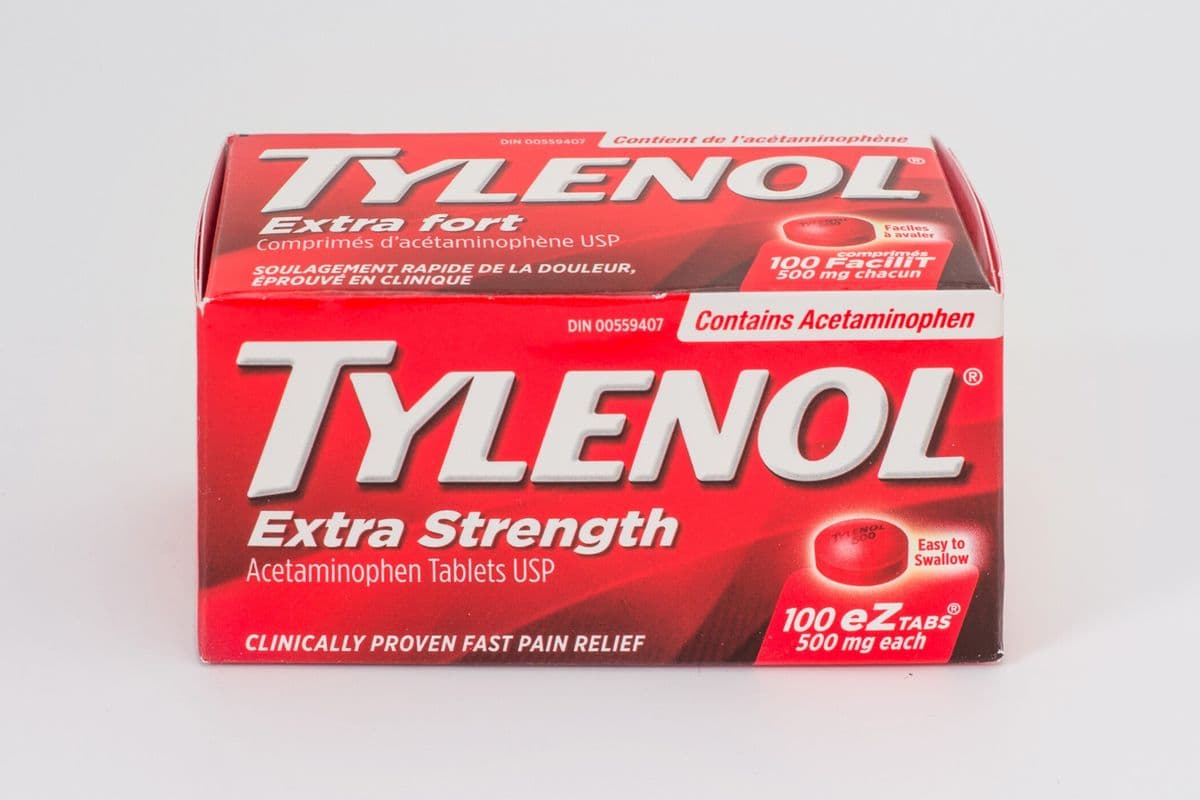 Tylenol Extra Strength Tablets (500mg, 100 tablets)