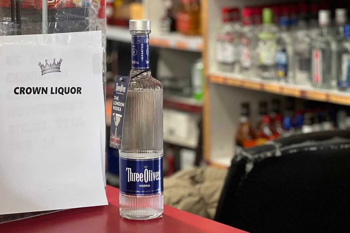 Three olives vodka (1 x 750ml)
