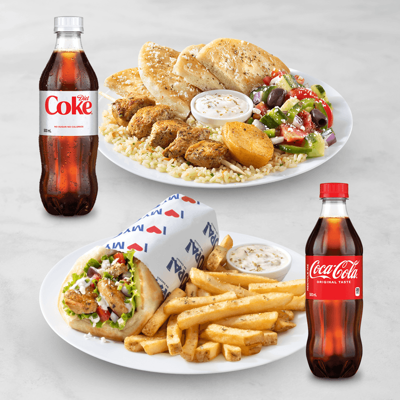 Dinner For 2 - Opa! Platter & Pita Wrap Meal