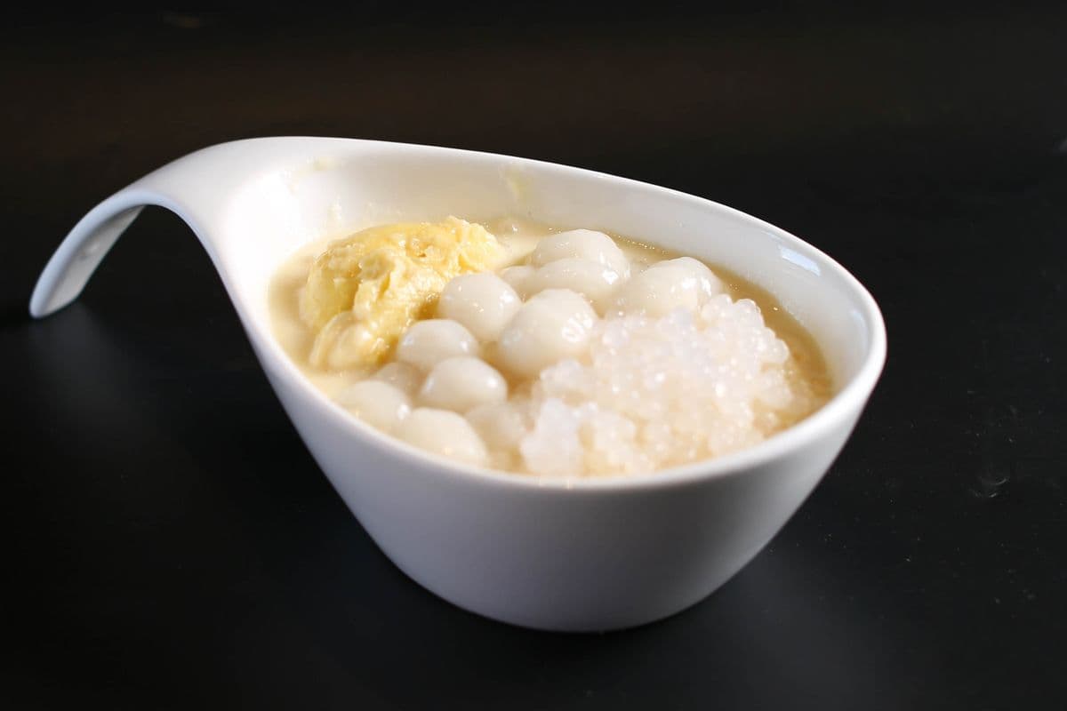 Fresh Durian with Pearl Delight 榴槤小丸子