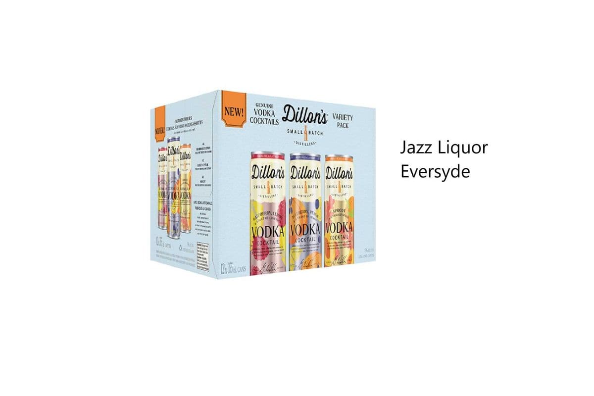 DILLONS VODKA VARIETY CANS (1 x 12x355ML)