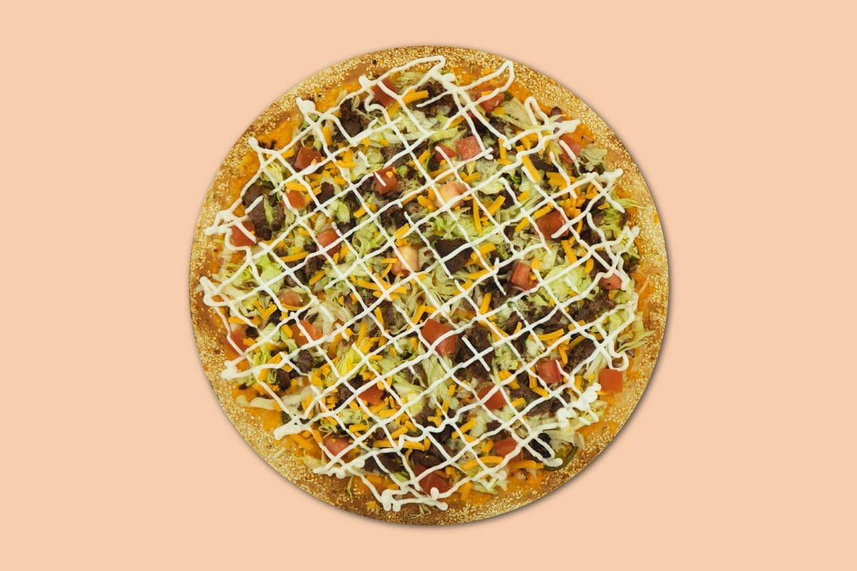 30A. 10" Small Beef Taco Pizza