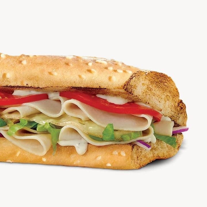 12" Classic Sub Turkey Ranch And Swiss Sub