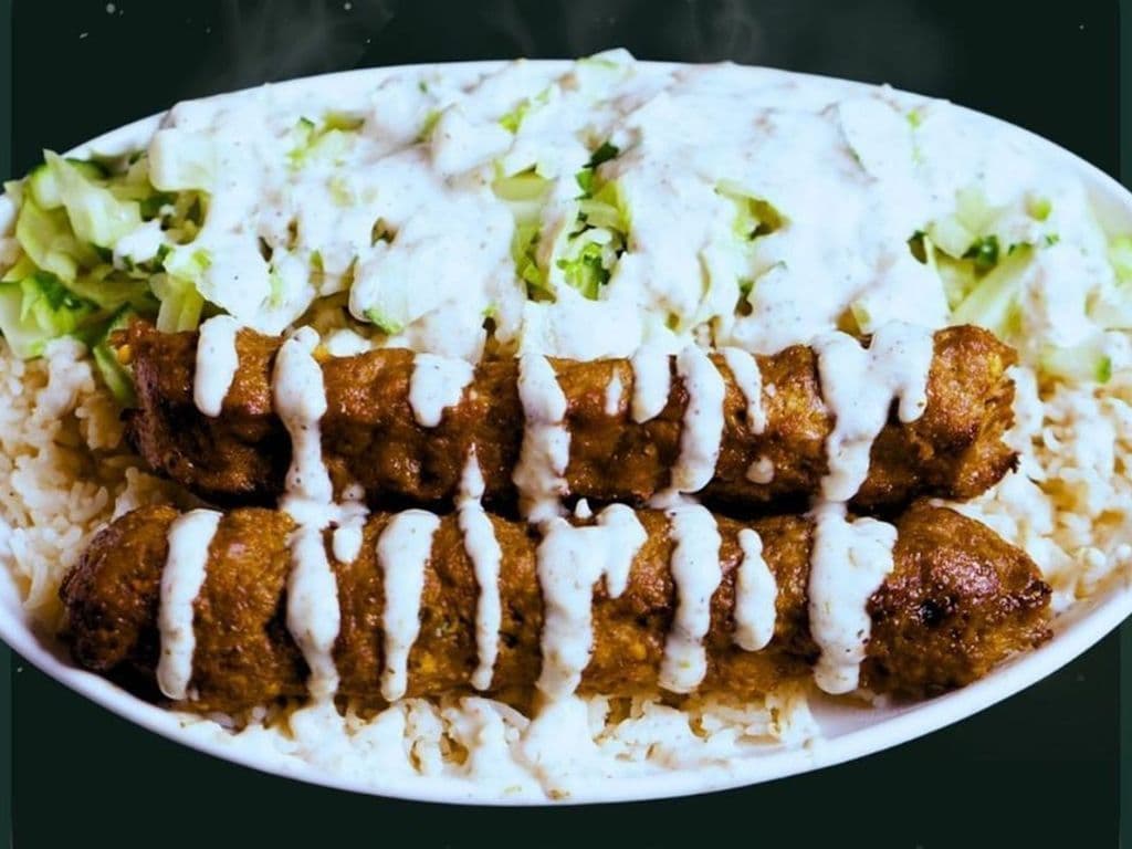 Kabab On Rice