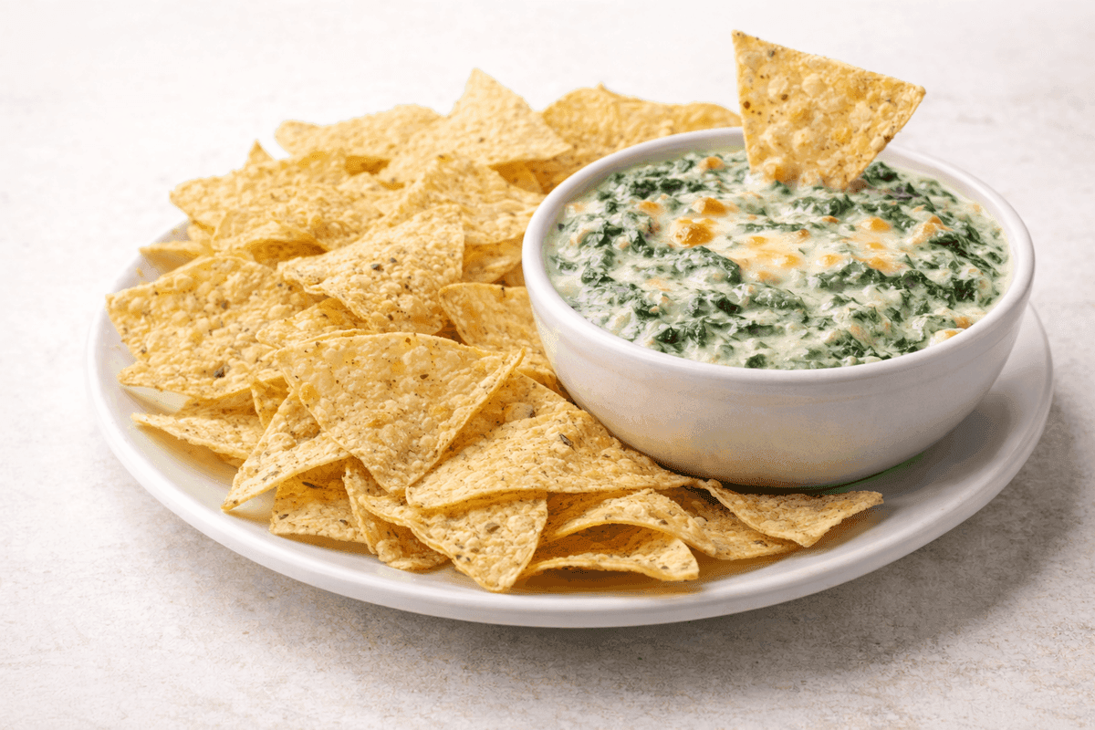 Day & Night Spinach and artichoke dip