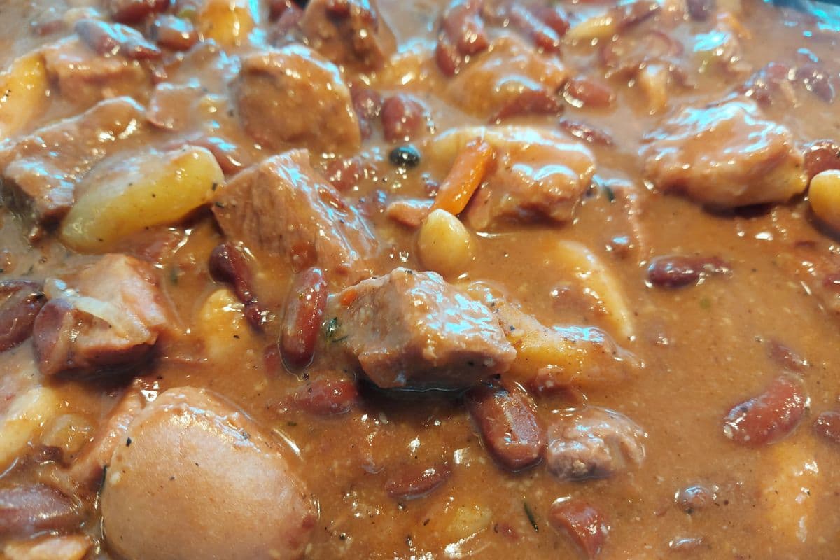 Stew Peas Dinner