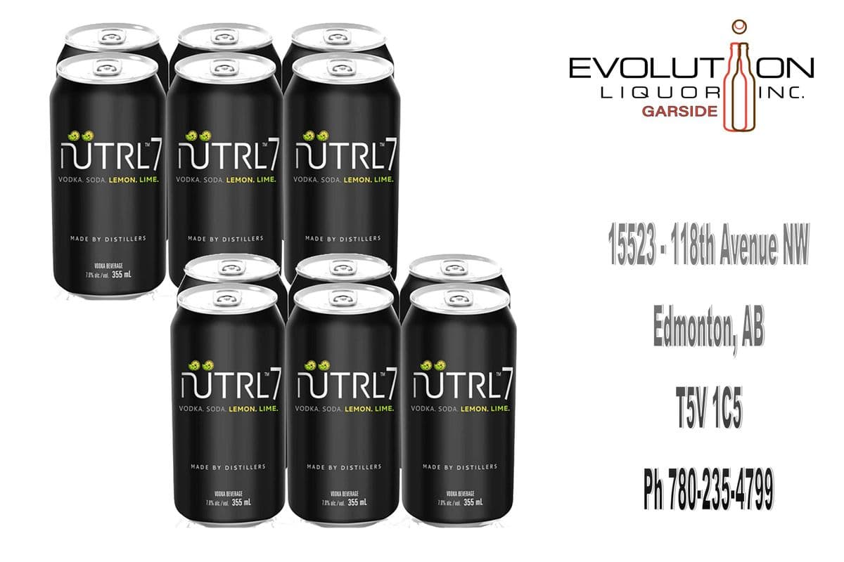 Nutrl 7 Vodka Soda Lemon Lime C355-12 (12 x 355ml Can)