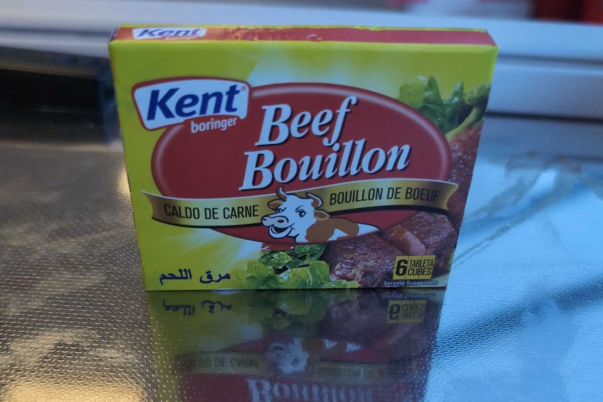 Kent Boringer Beef Flavored Cube Bouillon 6 tables 60g