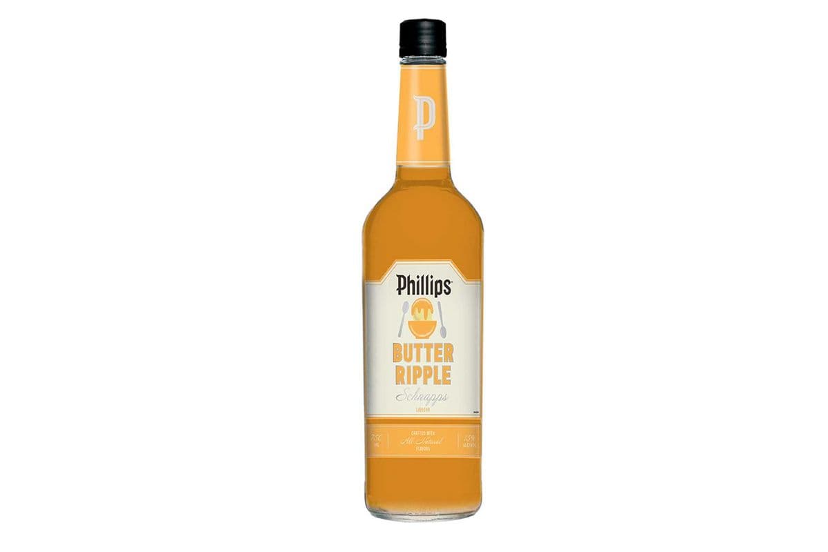 888412. PHILLIPS BUTTER RIPPLE SCHNAPPS (1 x 750ML)