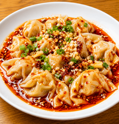 Wonton with Spicy & Sour Sauce / 红油抄手