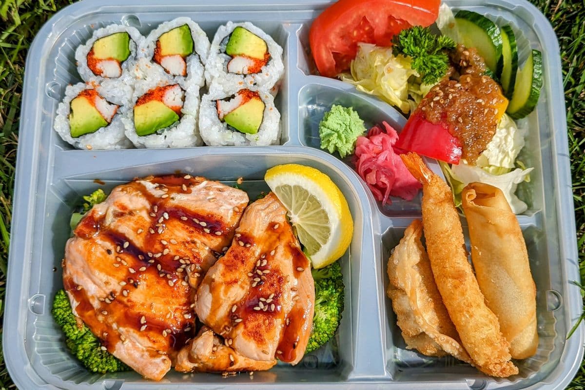 Salmon Teriyaki Bento