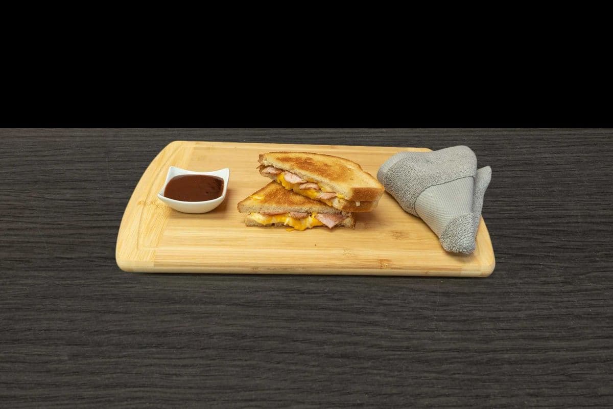 Peameal Grilled Cheese Sandwich