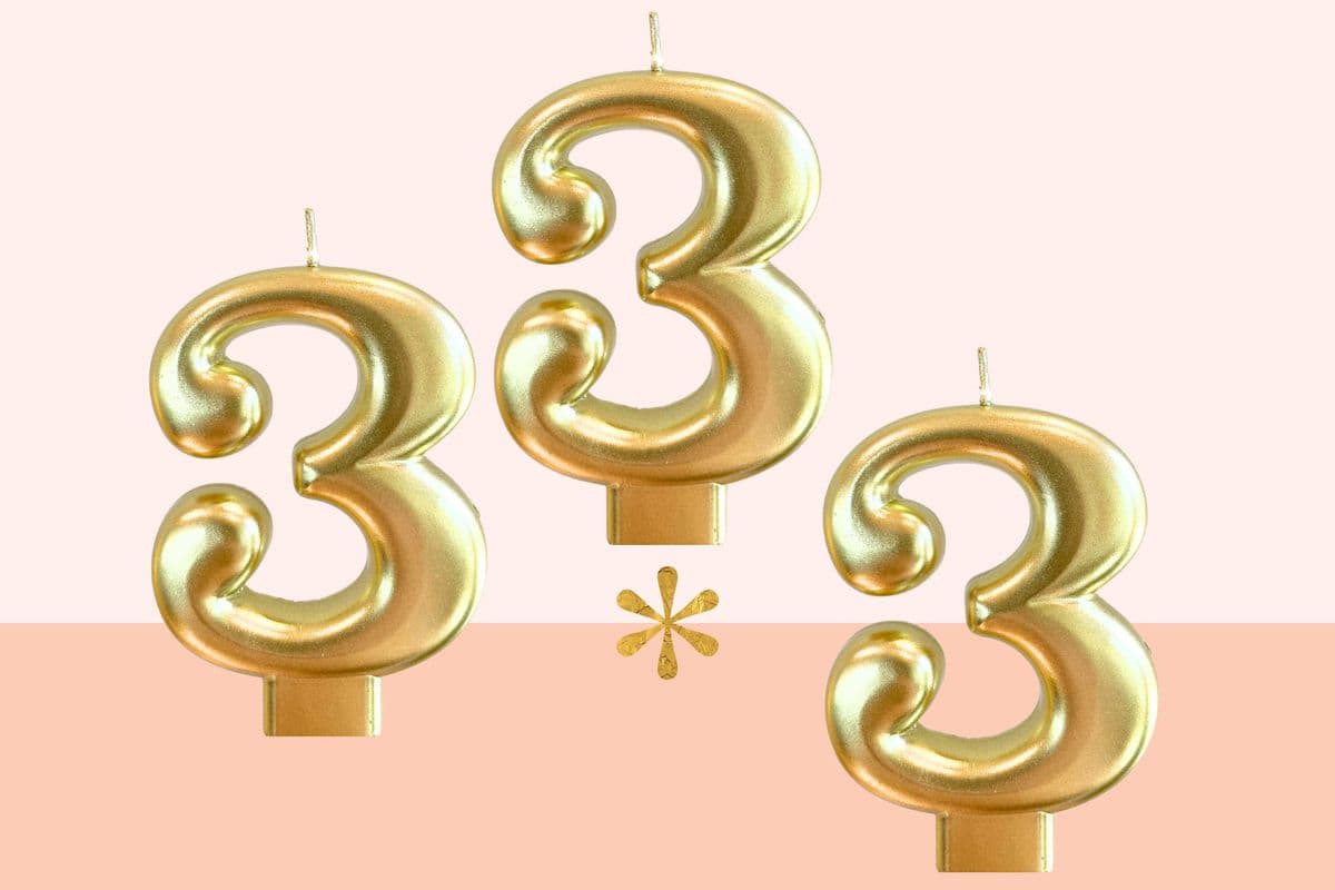 Gold Candle - #3
