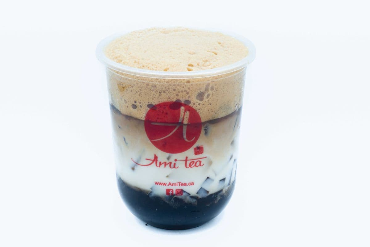 Iced Dalgona with Coffee Jelly