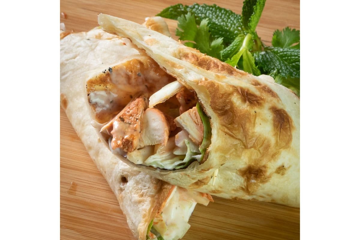 Chicken Tikka Wrap and Pop