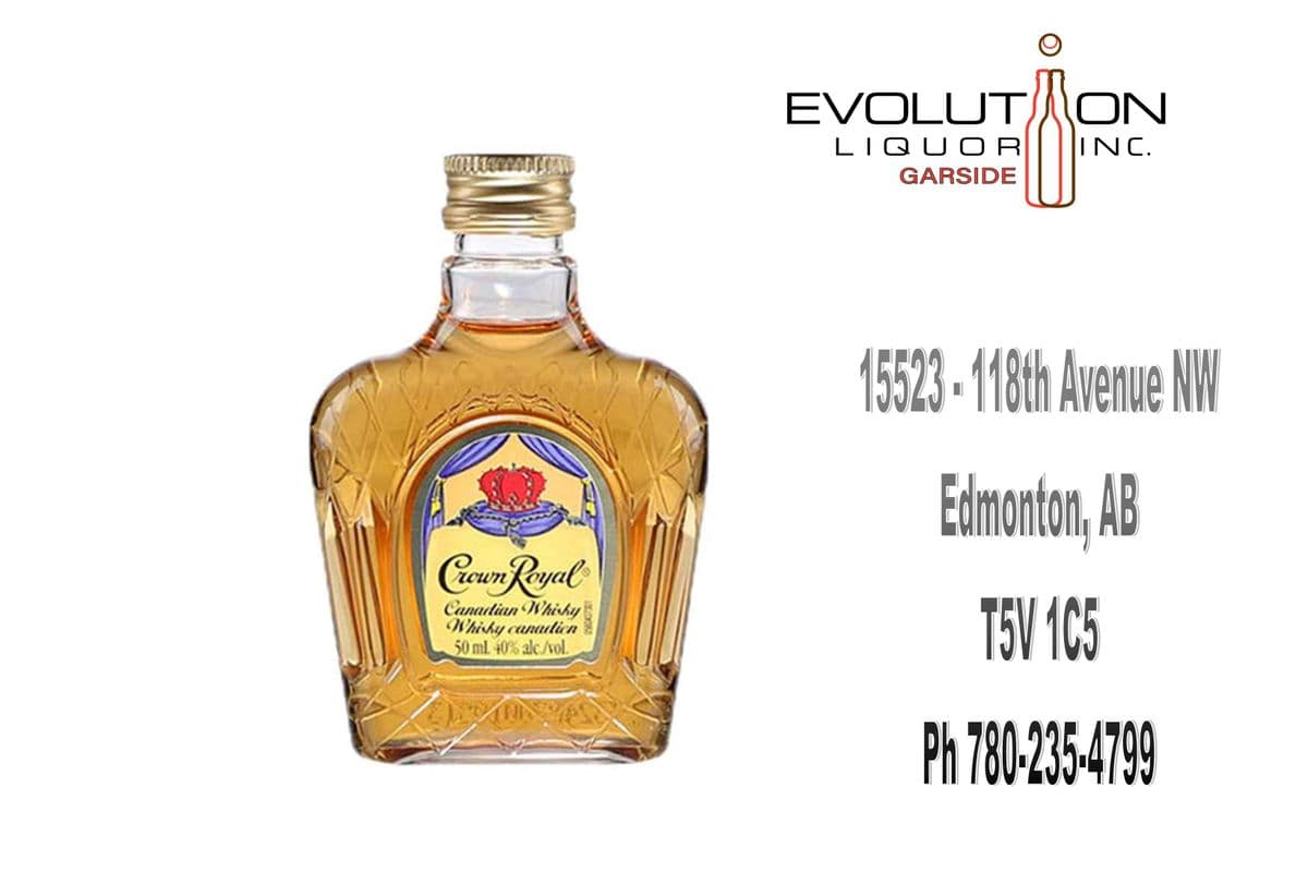 Crown Royal Canadian Whisky 0050P (1 x 50ml Plastic Bottle)